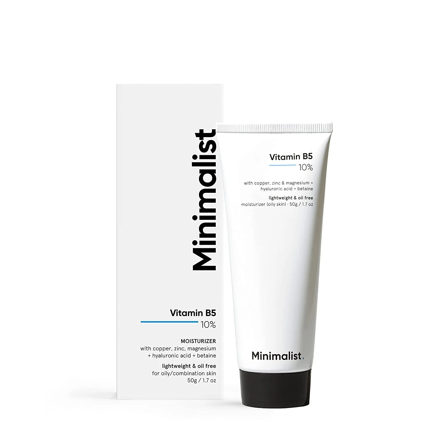 Minimalist 10 per Vitamin B5 Gel Face Moisturizer for Oily & Acne Prone Skin Oil Free Minimalist 10% Vitamin B5 Gel Face Moisturizer for Oily & Acne Prone Skin Oil Free-Pack Size-50g