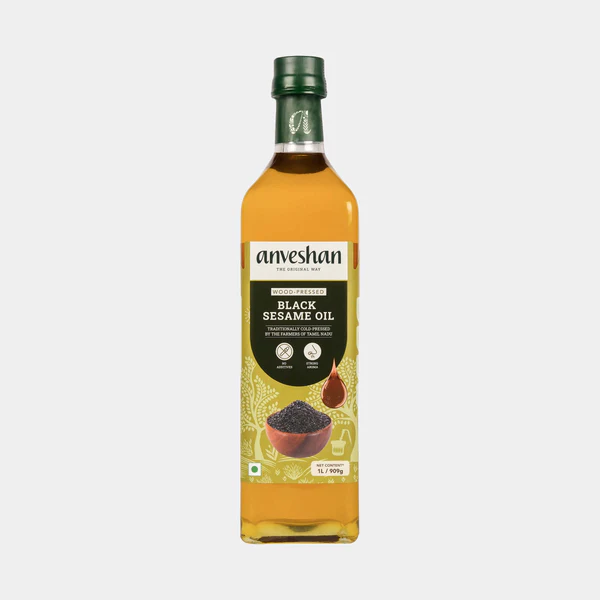 Anveshan Wood Cold Pressed Black Sesame/Gingelly Cooking Oil - Image 17