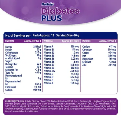 Horlicks Diabetes Plus - Vanilla - Image 7