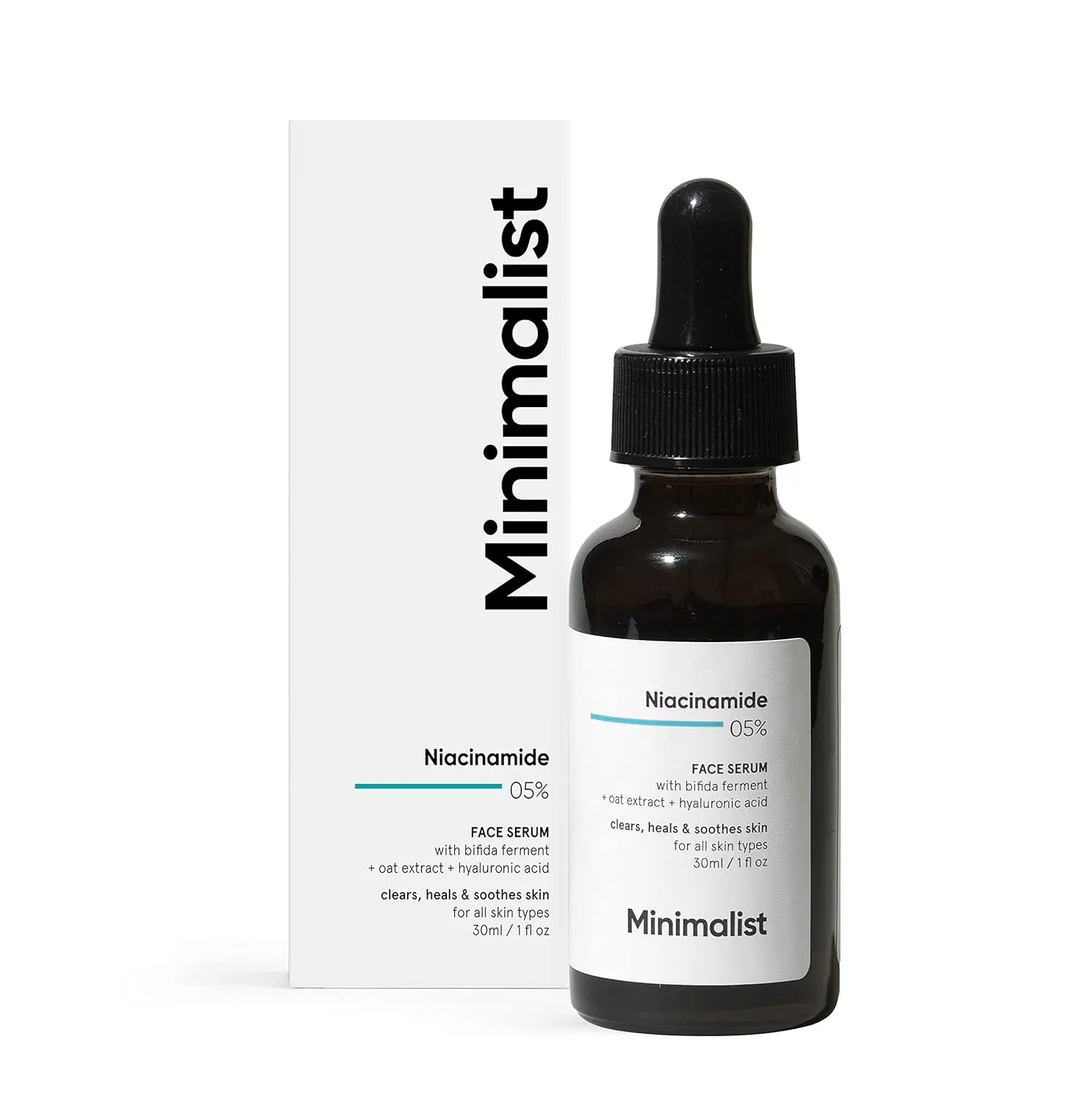 Minimalist 5 per. Niacinamide Face Serum for Clear Glowing Skin Minimalist 5 per. Niacinamide Face Serum for Clear Glowing Skin-Pack Size-30ml