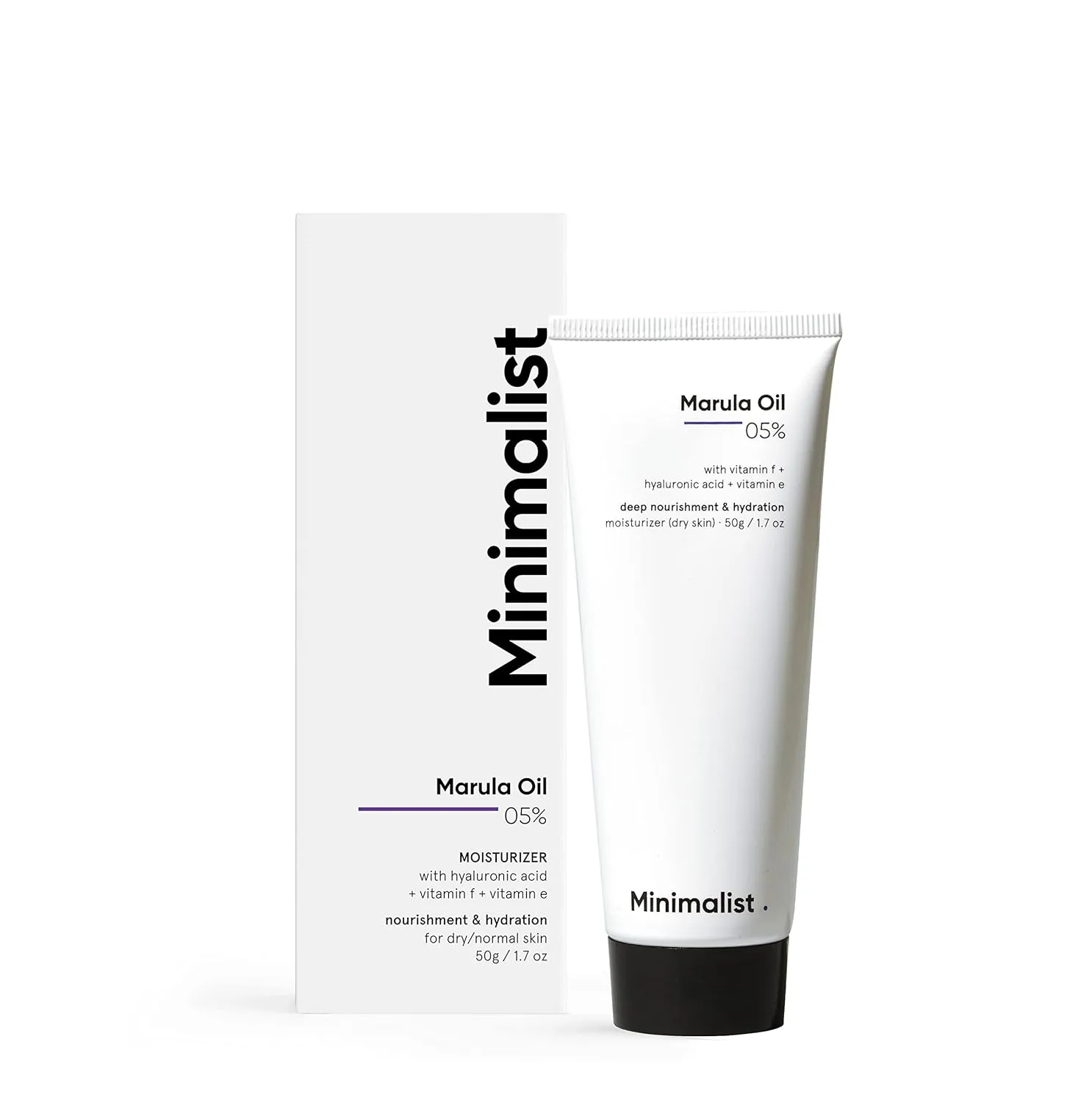 Minimalist 5 per Marula Oil Face Moisturizer with Hyaluronic Acid for Deep Nourishment and Hydration Ideal for Dry Skin Suitable for Men and Women Minimalist 5 per Marula Oil Face Moisturizer with Hyaluronic Acid for Deep Nourishment and Hydration Ideal for Dry Skin Suitable for Men and Women-Pack Size-50g