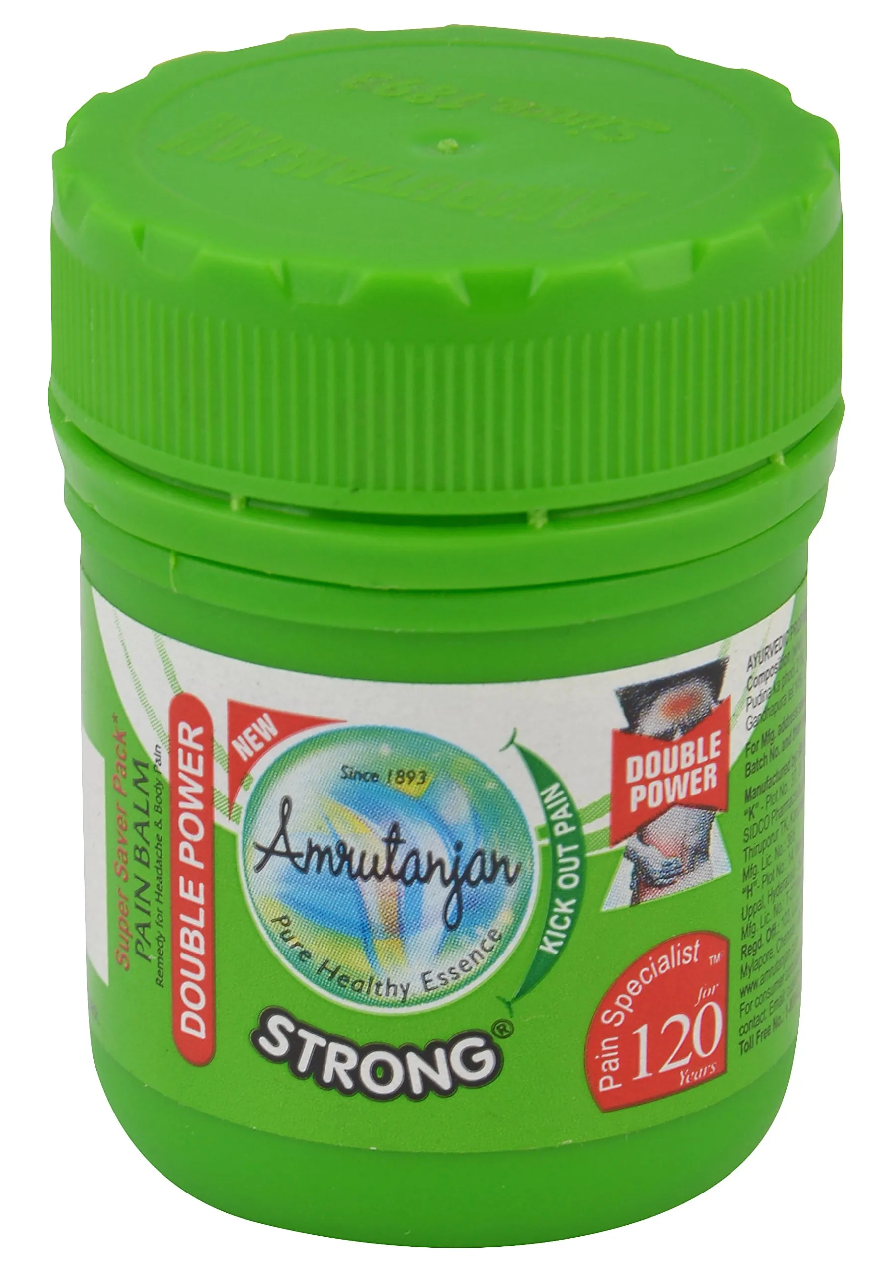 Amrutanjan Strong Pain Balm Green - Image 6