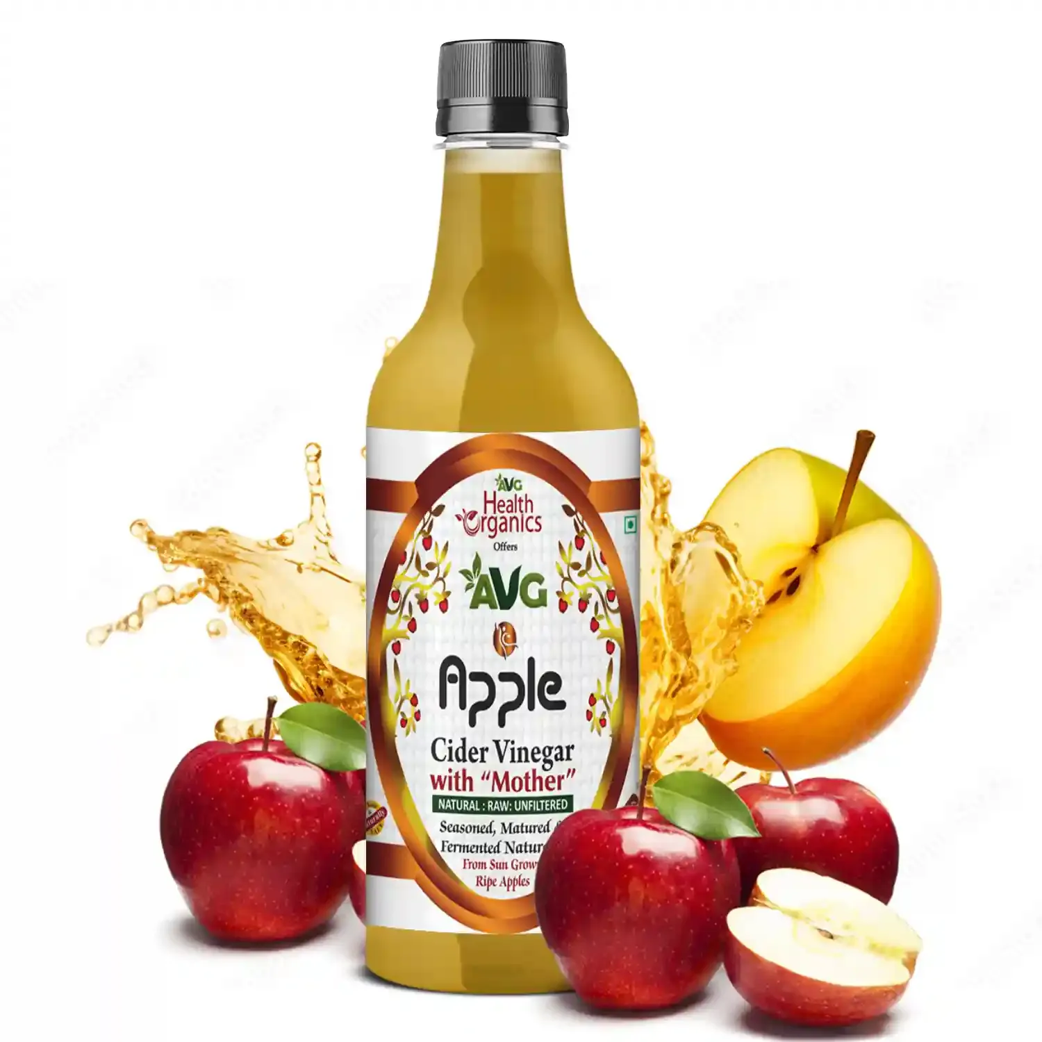 Avg Health Organics Apple Cider Vinegar With Mother