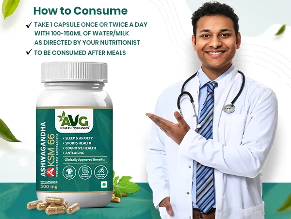 AVG Health Organics Ashwagandha KSM 66 - Image 4