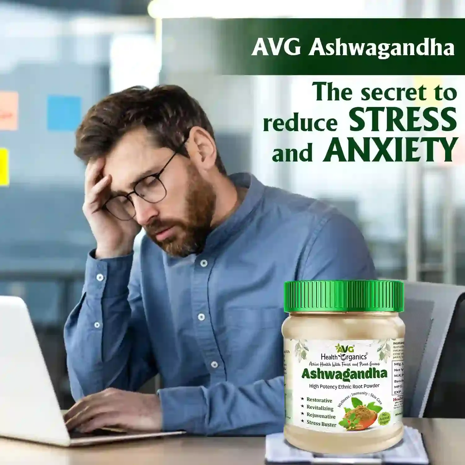 AVG Health Organics Ashwagandha Root Powder - Image 4