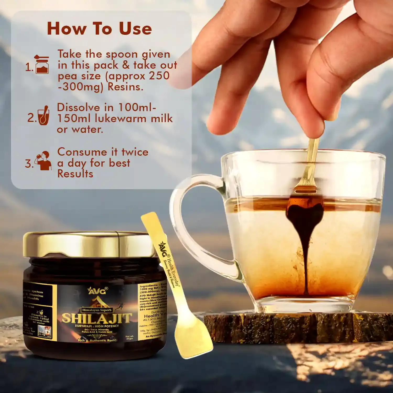 AVG Health Organics Himalayan Sj Resins - Image 5