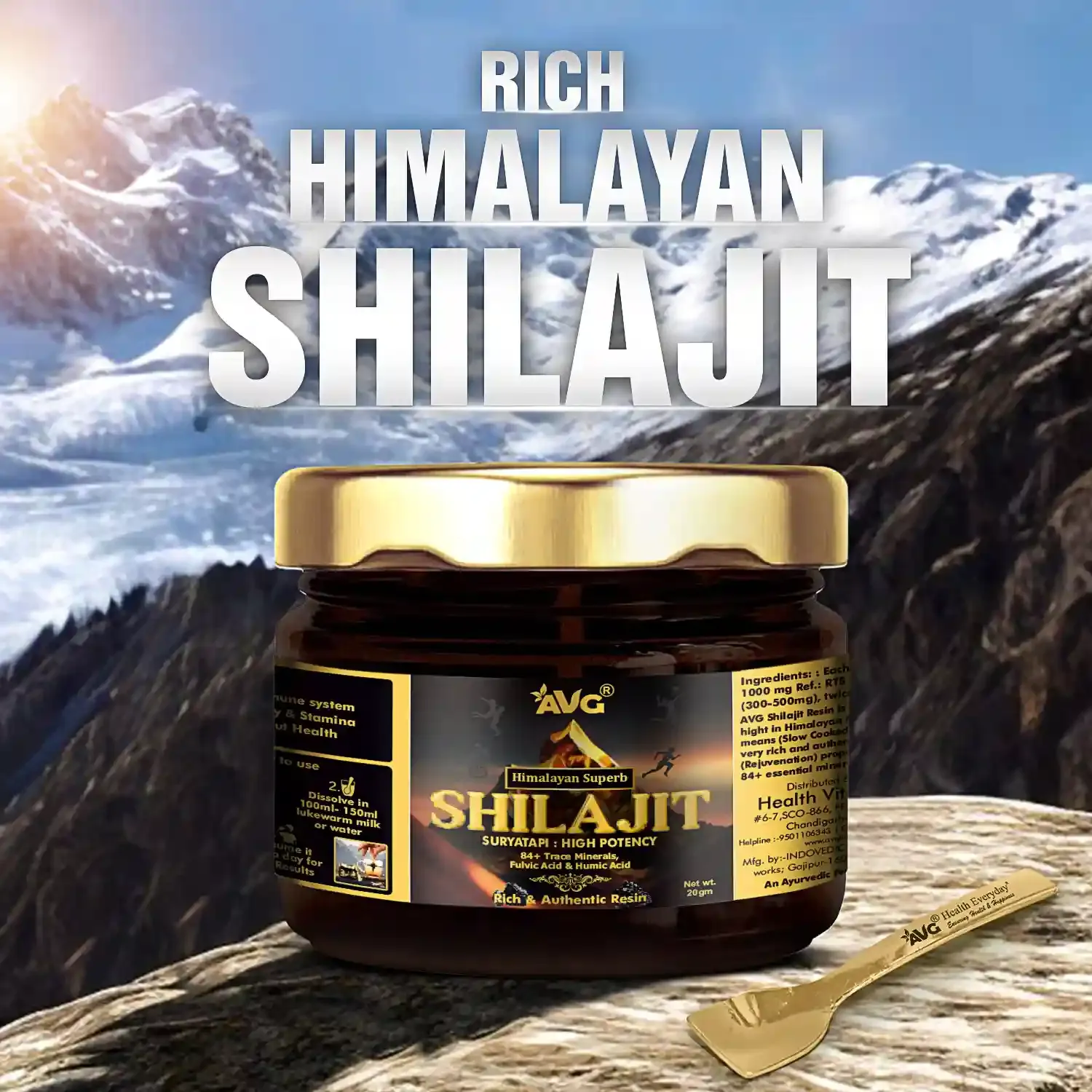 AVG Health Organics Himalayan Sj Resins - Image 6