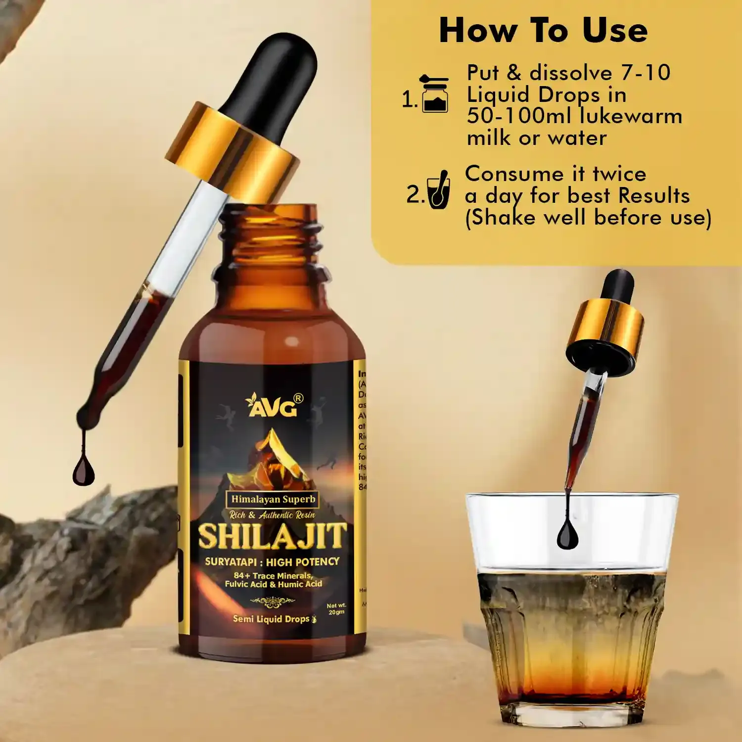 AVG Health Organics Himalayan Sj Semi Liquid Resins - Image 5