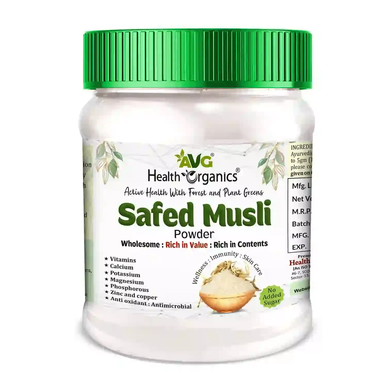 Avg Health Organics Safed Musli Powder