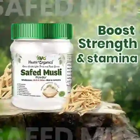 AVG Health Organics Safed Musli Powder - Image 4