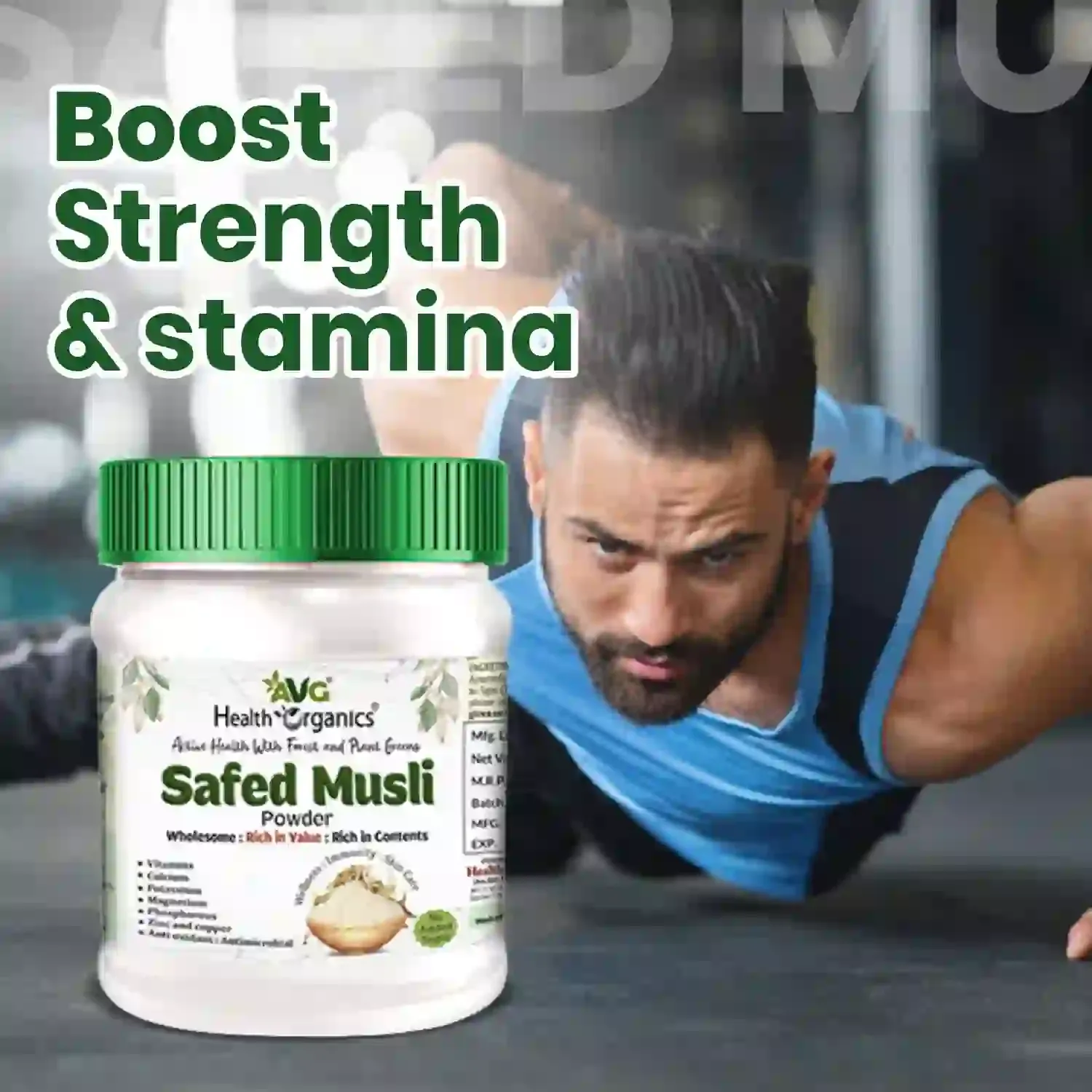 AVG Health Organics Safed Musli Powder - Image 5