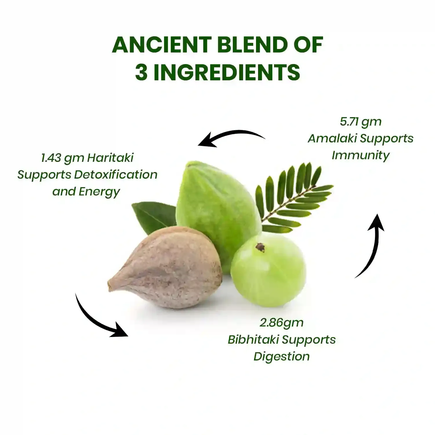 AVG Health Organics Triphala Vital Plus - Image 2