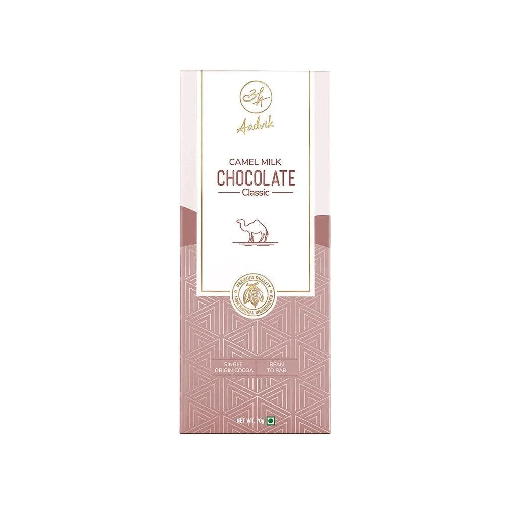 Aadvik Camel Milk Chocolate Classic Aadvik Camel Milk Chocolate Classic-Pack Size-70 g