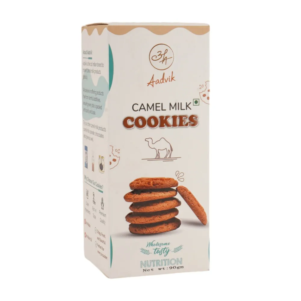 Aadvik Camel Milk Cookies Aadvik Camel Milk Cookies-Pack Size-90 g