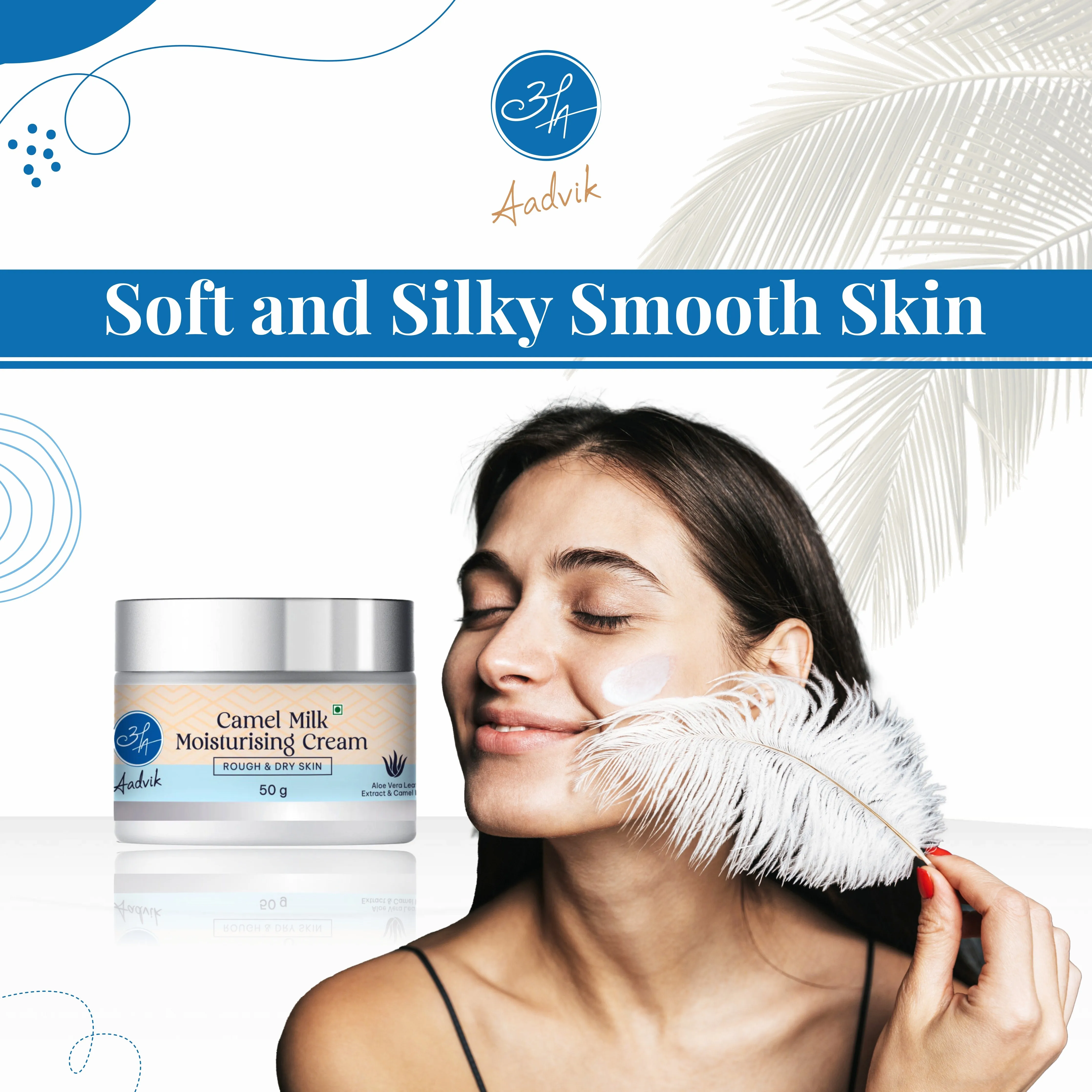 Aadvik Camel Milk Moisturising Face Cream - Image 4