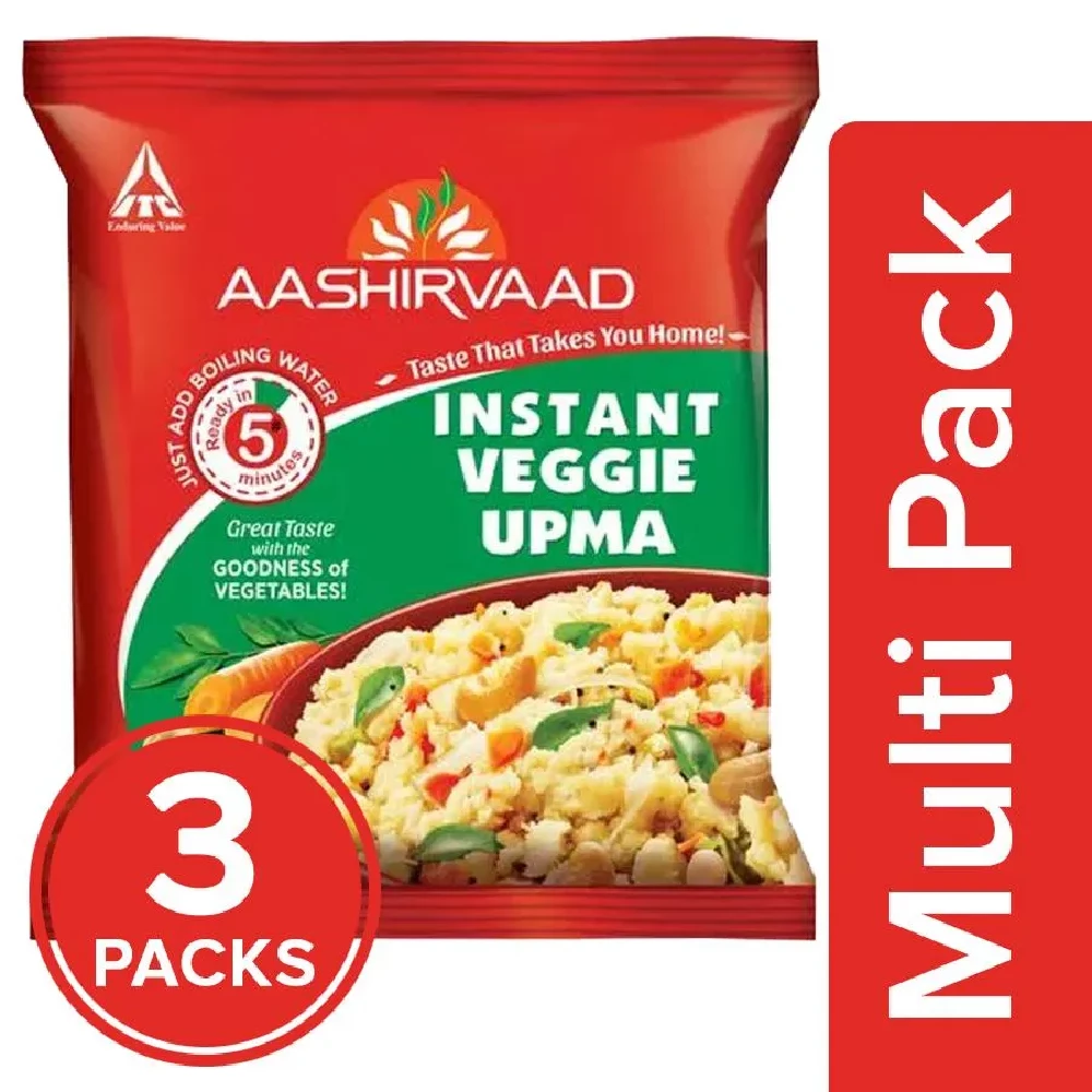 Aashirvaad Instant Veggie Upma With Vegetables - Image 8