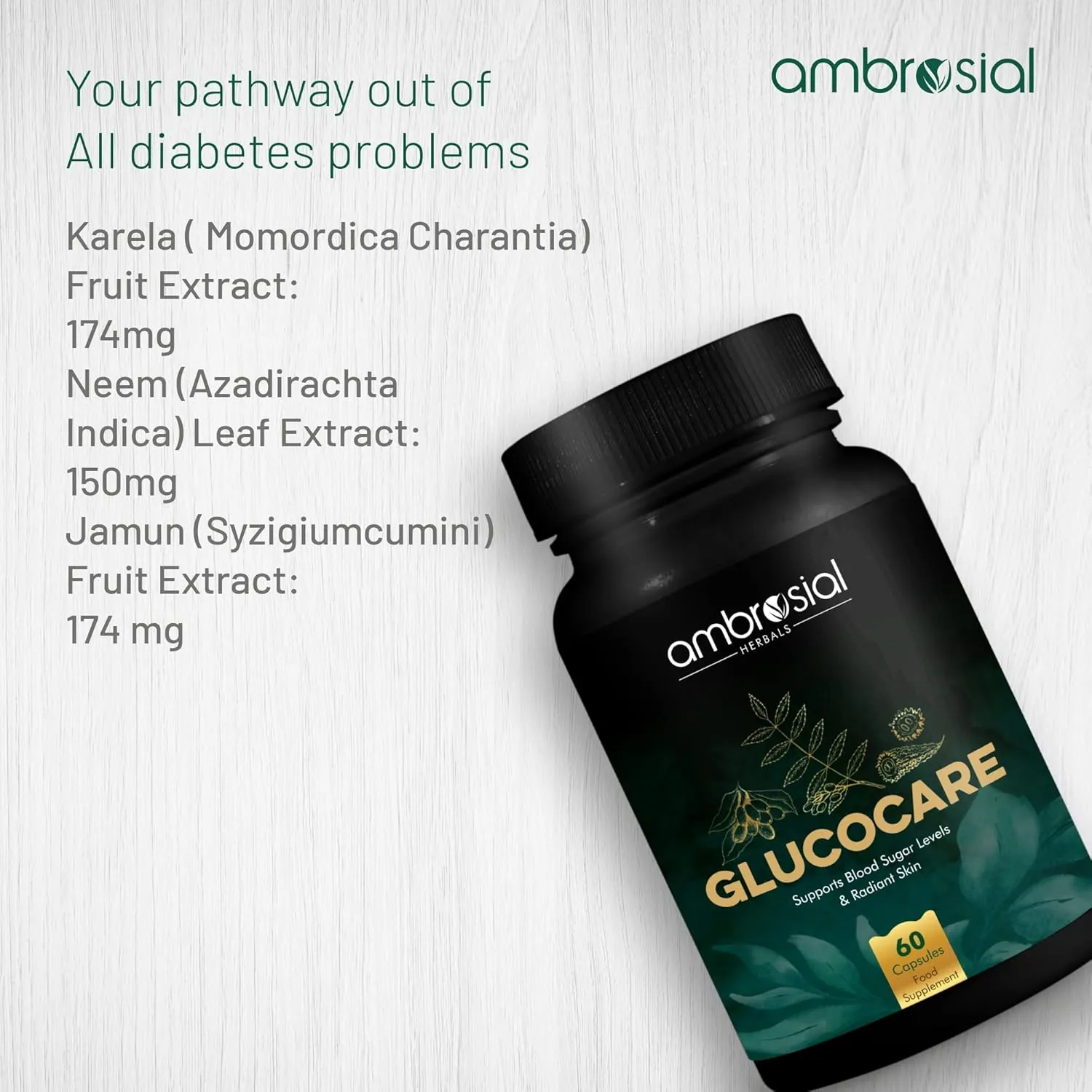 Ambrosial Glucocare Capsules - Image 6
