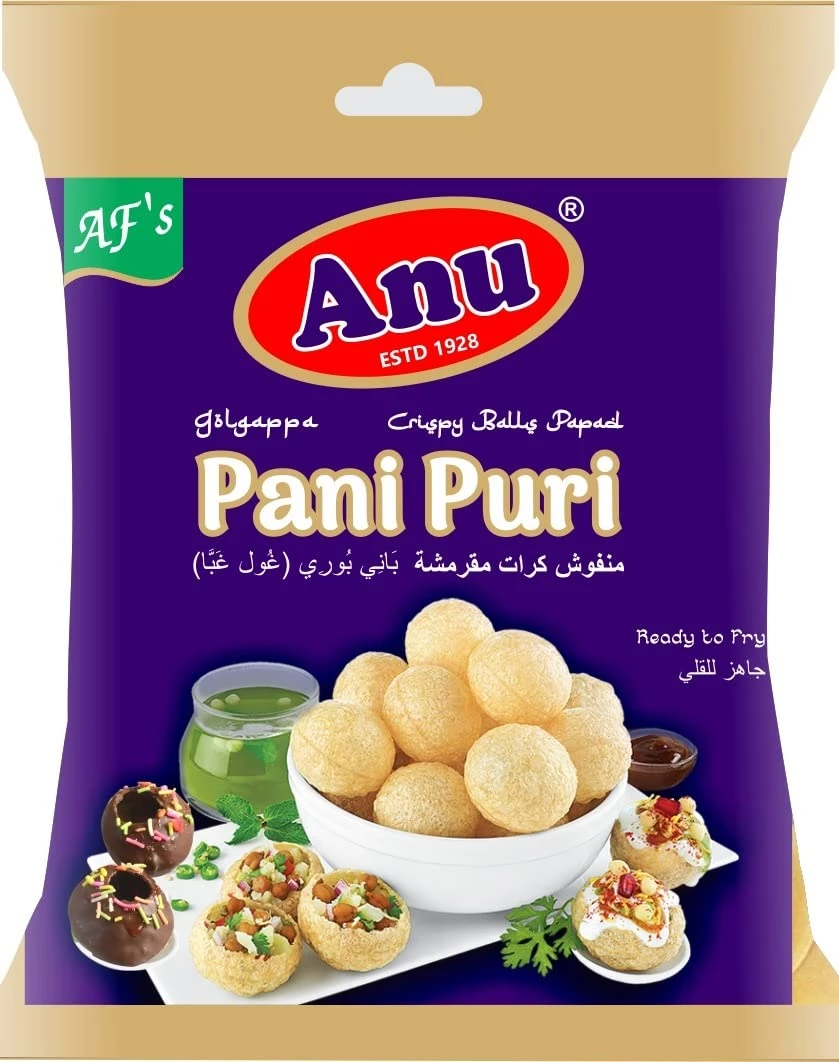 Anu Appalam Papad Anu Dry Golgappa/ Pani Puri Papad - Image 2