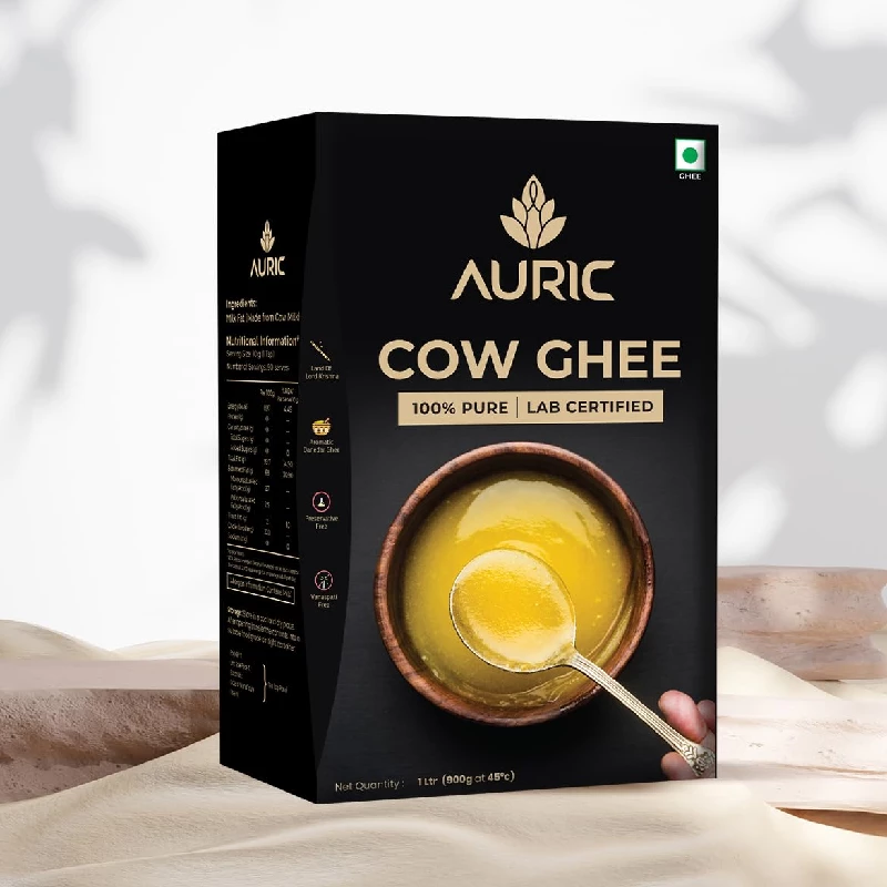 Auric Lab Certified Cow Ghee - Image 1