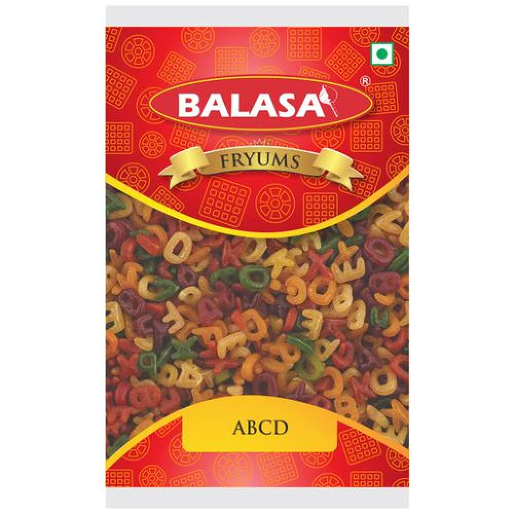 BALASA ABCD Fryums - Crispy BALASA ABCD Fryums - Crispy--180 g PP