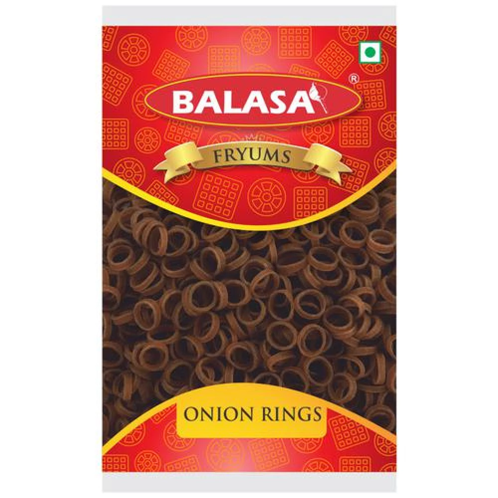 BALASA Onion Rings Fryums - Crispy BALASA Onion Rings Fryums - Crispy--180 g PP