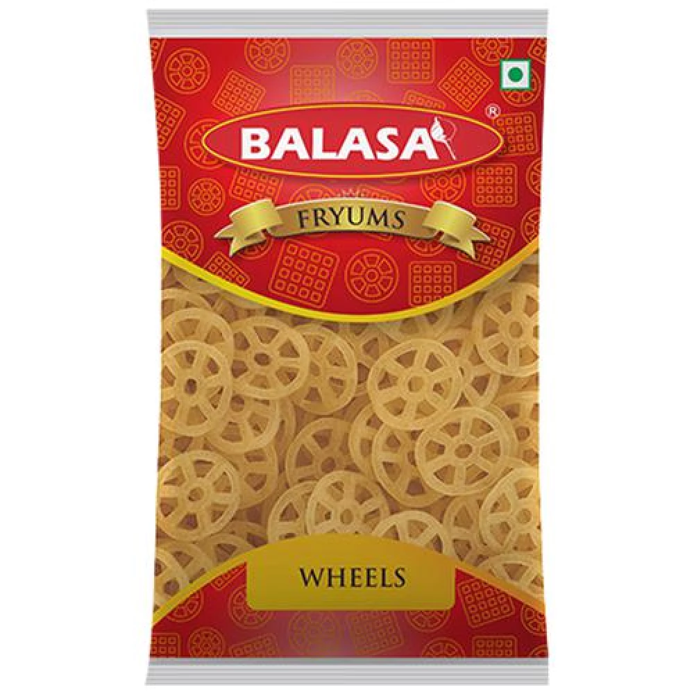 BALASA Wheel Fryums - Crispy BALASA Wheel Fryums - Crispy--180 g PP