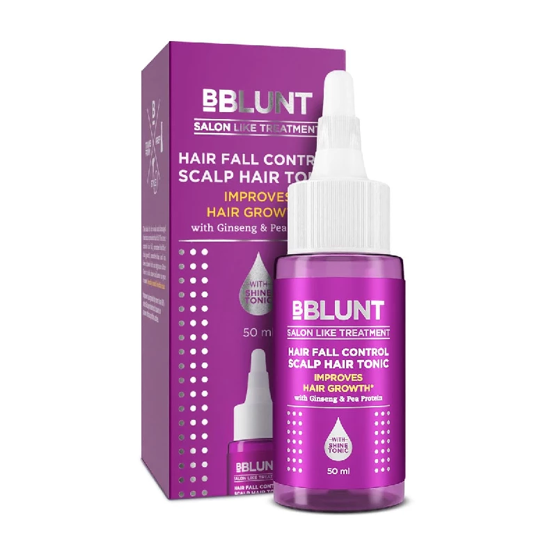 BBLUNT Hair Fall Control Shampoo & Conditioner Combo (300 ml+250 g) and Scalp Hair Tonic (50 ml) - Image 5