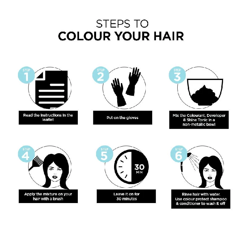 BBLUNT Salon Secret Shine Creme Hair Colour-Honey Light Golden Brown 5.32 with Shine Tonic - Image 4