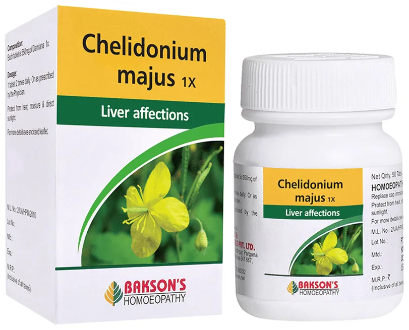 Bakson's Homoeopathy Chelidonium Majus 1x