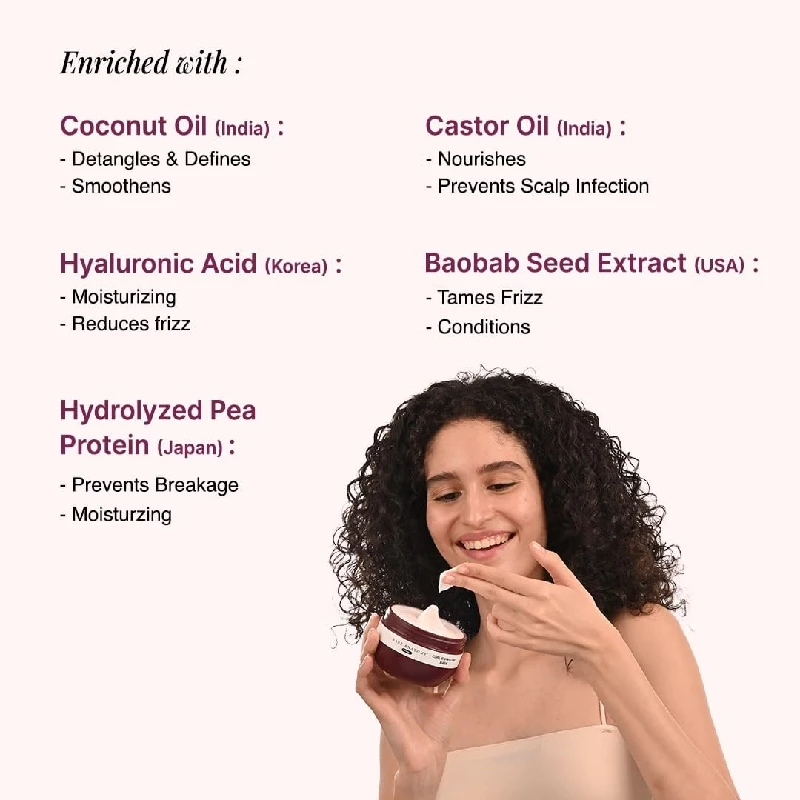 Bare Anatomy Curl Defining Shampoo & Curl Enhancing Hair Mask - Image 3