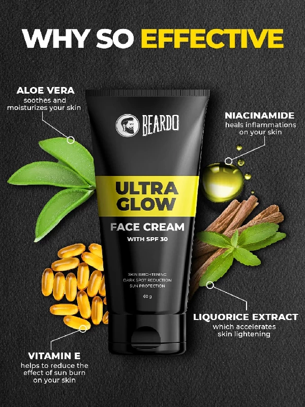 Beardo Ultraglow All in One Face Cream For Men with SPF 30 - Image 5