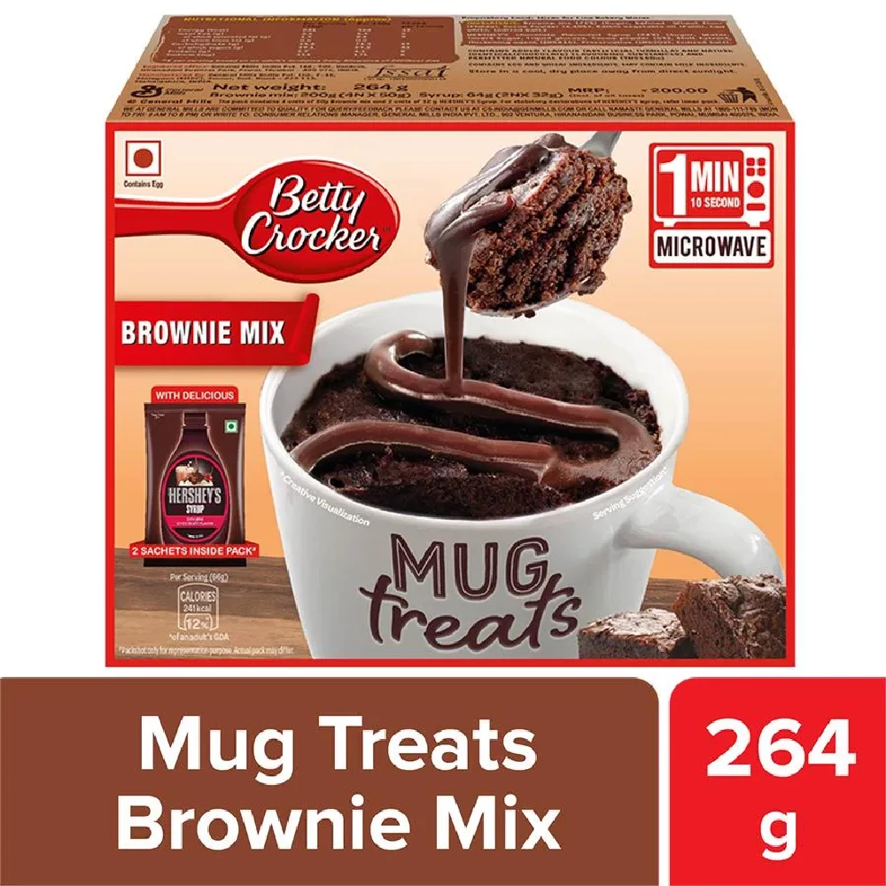 Betty Crocker Mug Treats Brownie Mix Betty Crocker Mug Treats Brownie Mix--264 g