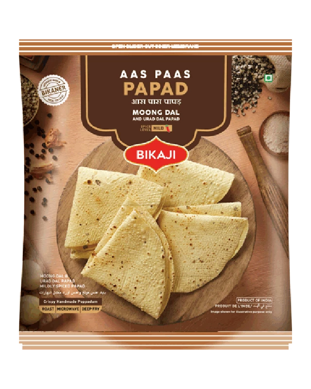 Bikaji Aas Paas Papad Bikaji Aas Paas Papad-Pack Size-400 g