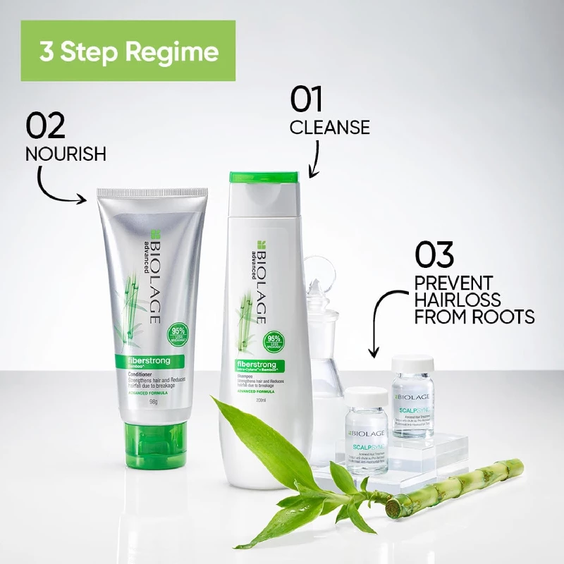 Biolage Professional Fiberstrong Anti-Breakage Shampoo & Conditoner - Image 4