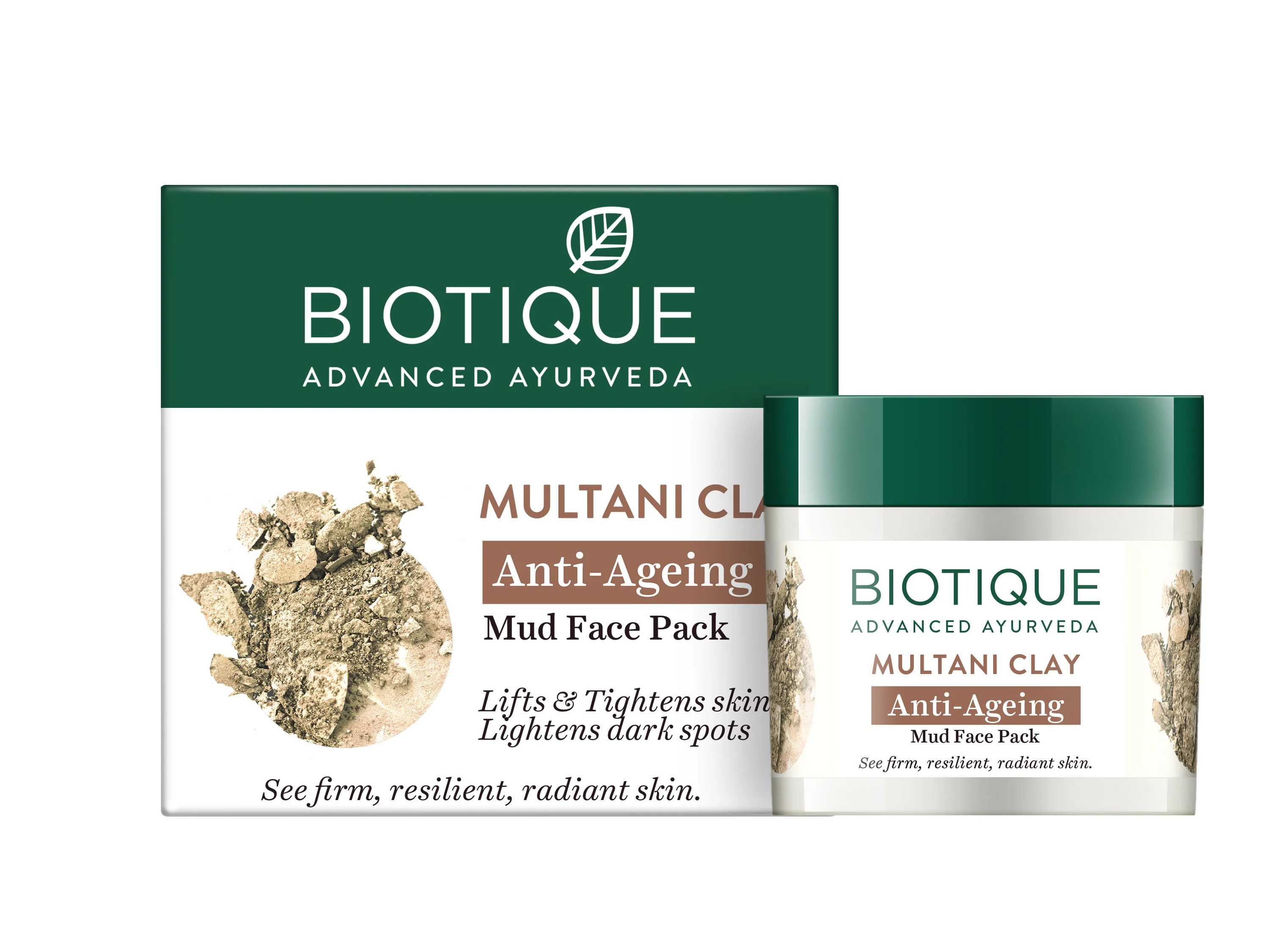 Biotique Bio Multani Clay Anti Ageing Mud Face Pack Biotique Bio Multani Clay Anti Ageing Mud Face Pack-Pack Size-75 g