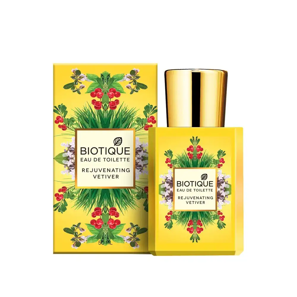 Biotique Rejuvenating Vetiver Eau De Toilette Biotique Rejuvenating Vetiver Eau De Toilette-Pack Size-50 ml