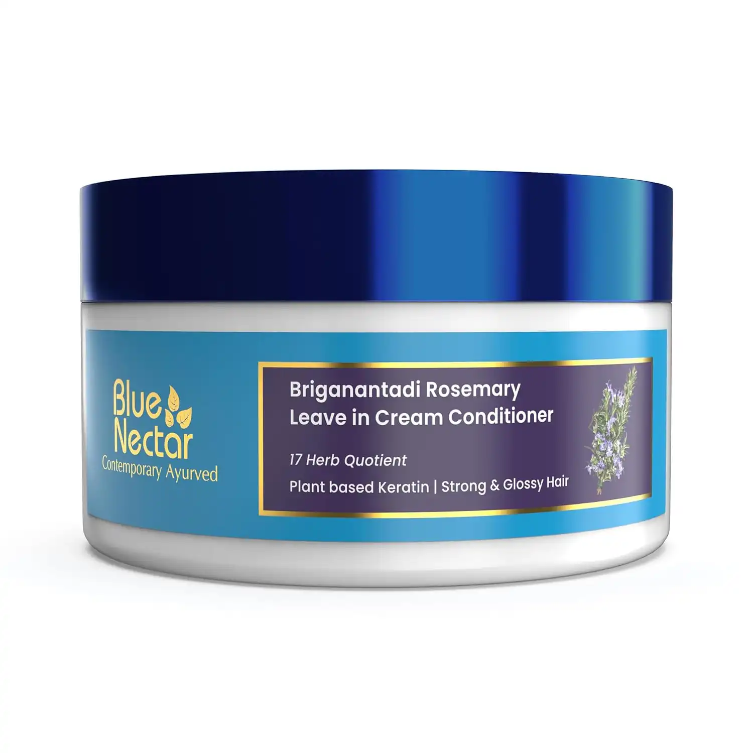 Blue Nectar Briganantadi Rosemary Leave In Cream Conditioner Blue Nectar Briganantadi Rosemary Leave In Cream Conditioner-Pack Size-200 g