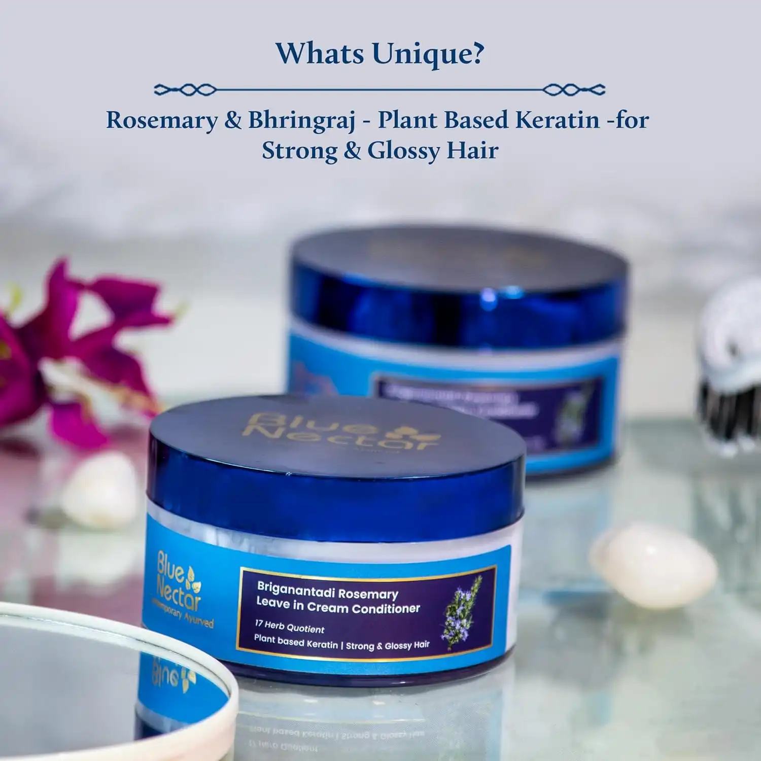 Blue Nectar Briganantadi Rosemary Leave In Cream Conditioner - Image 2