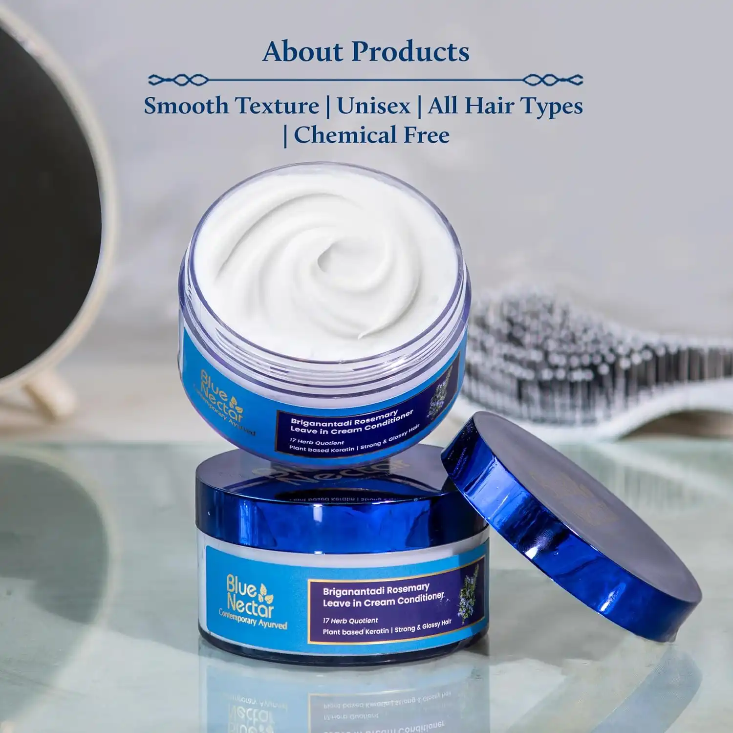Blue Nectar Briganantadi Rosemary Leave In Cream Conditioner - Image 4