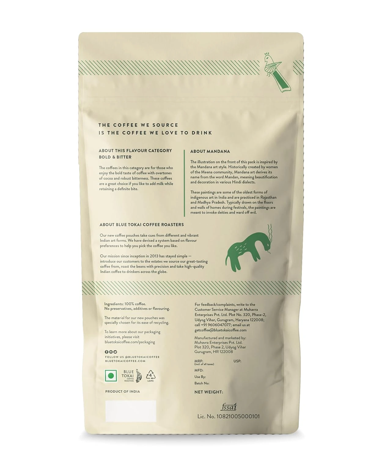 Blue Tokai French Roast Coffee Roasters - 100% Arabica - Image 2