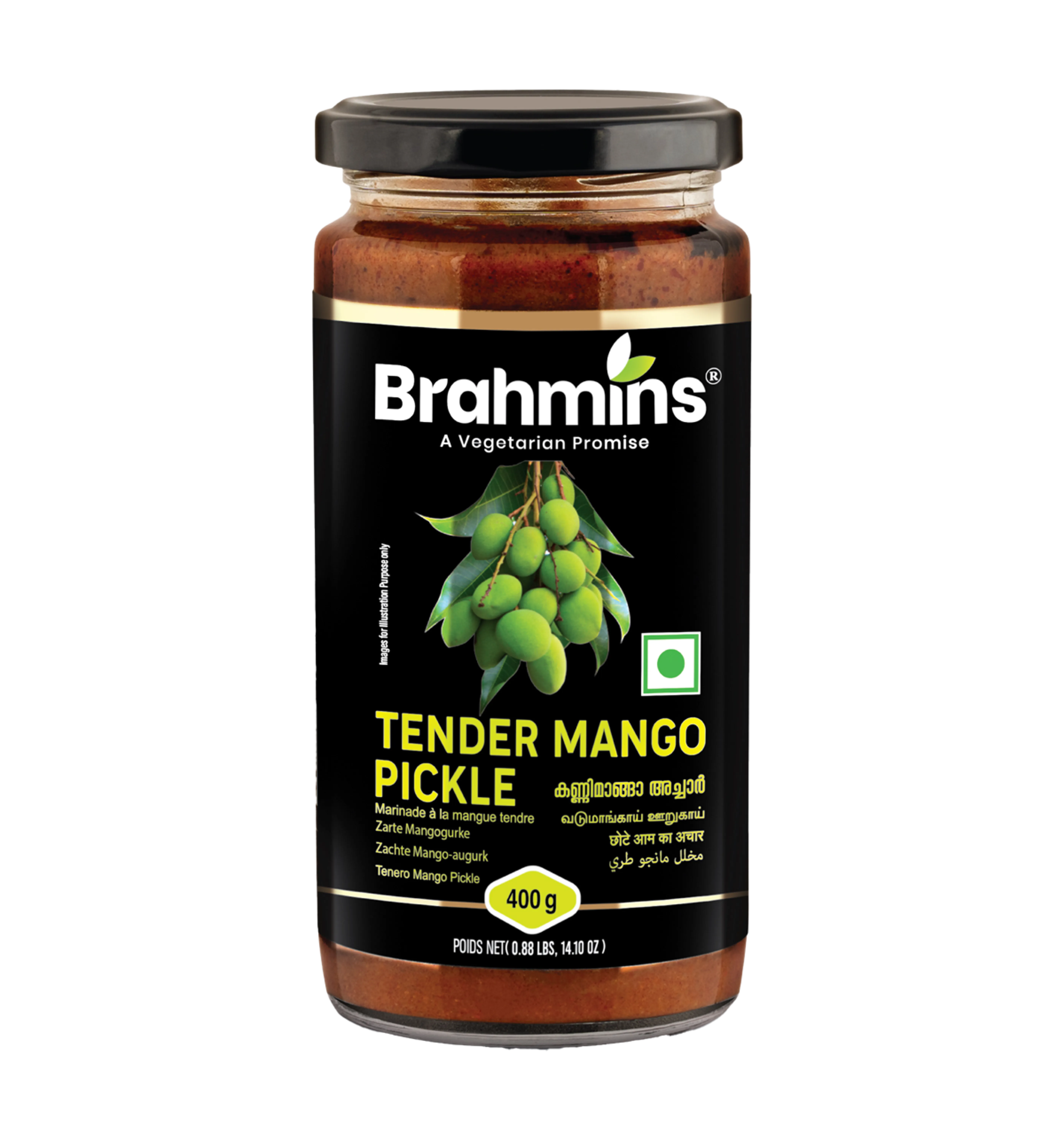 Brahmins Tender Mango Pickle Brahmins Tender Mango Pickle-Pack Size-400 g