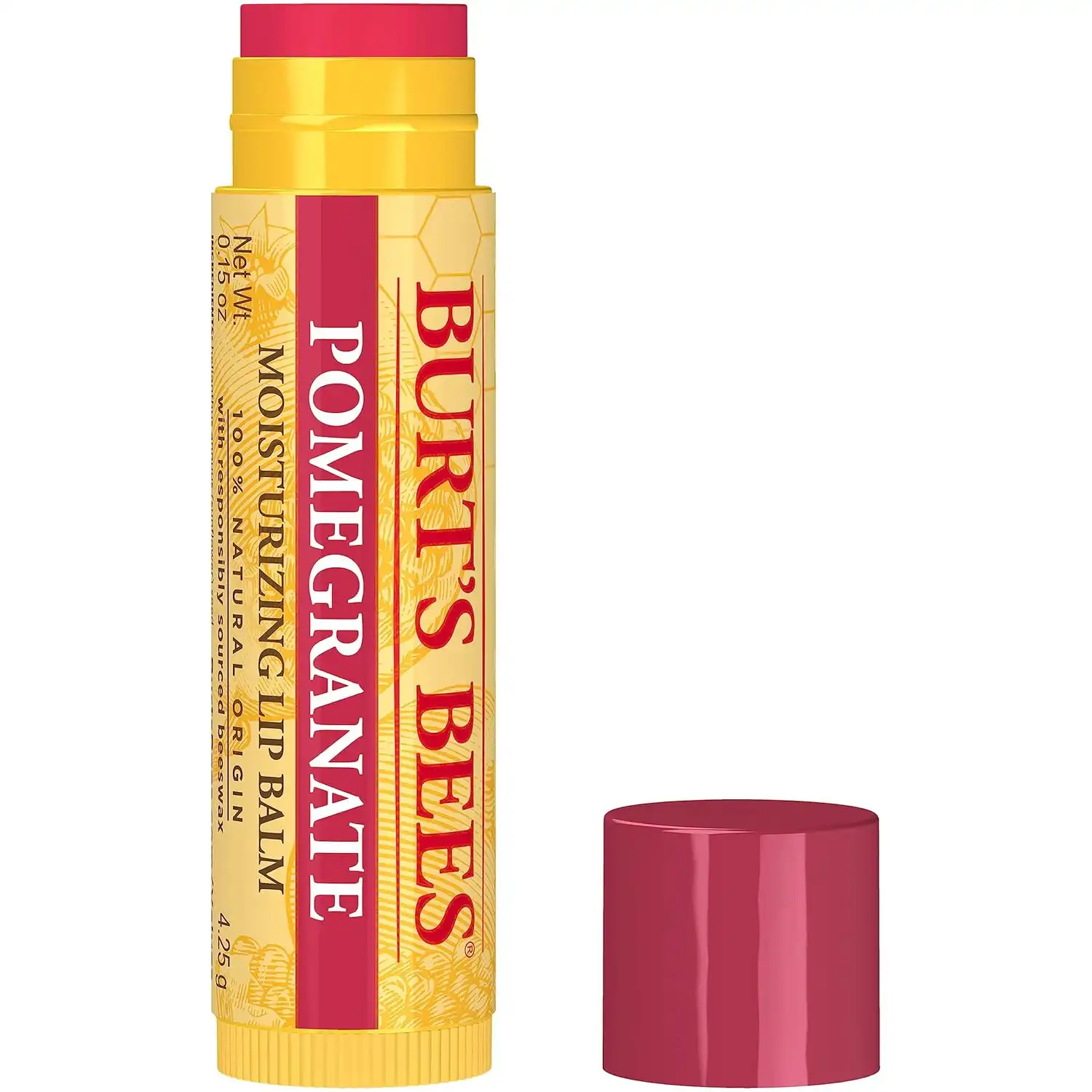 Burt's Bees Pomegranate Lip Balm - Image 1
