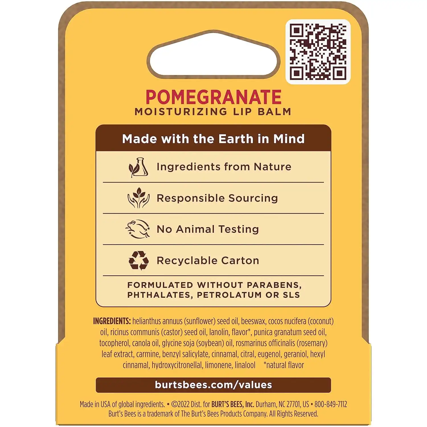 Burt's Bees Pomegranate Lip Balm - Image 5