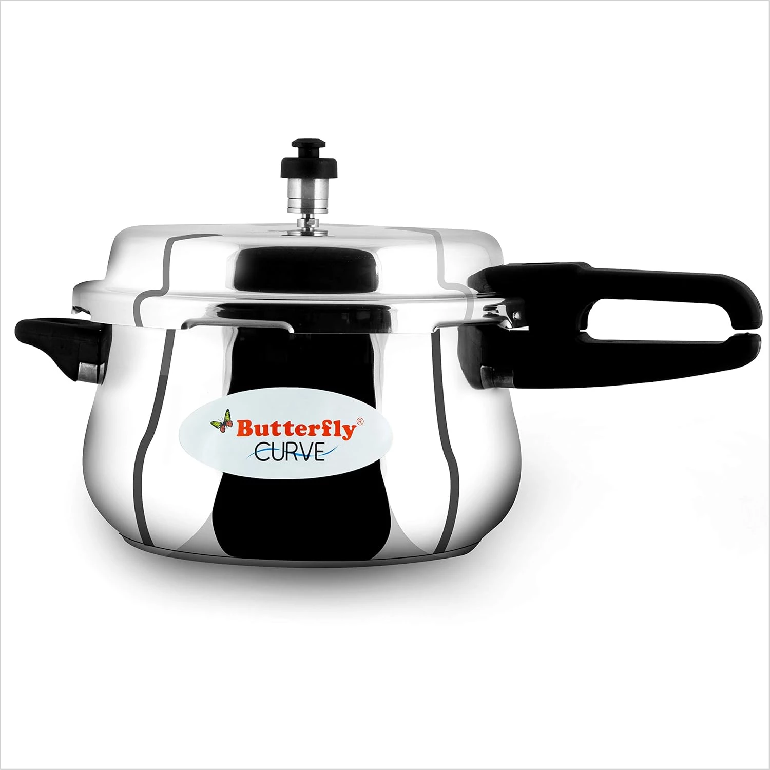 Butterfly 150 Watts Smart Wet Grinder & Curve Pressure Cooker 5.5L & Butterfly Smart Plus Glass 3 Burner Gas Stove - Image 2
