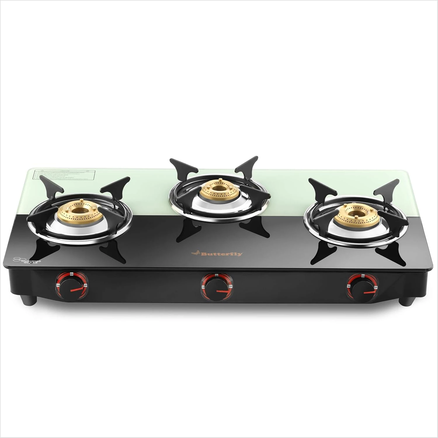 Butterfly 150 Watts Smart Wet Grinder & Smart Plus Glass 3 Burner Gas Stove - Image 2