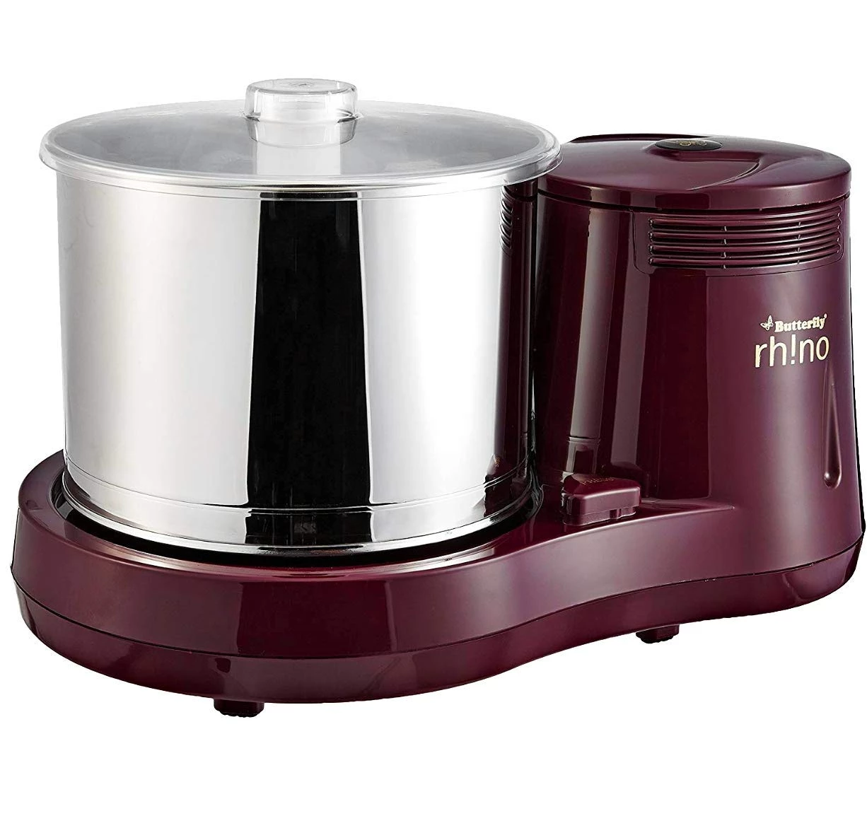 Butterfly 150 Watts Rhino Table-Top Wet Grinder-Cherry Red Butterfly 150 Watts Rhino Table-Top Wet Grinder-Cherry Red-Model Name-Rhino