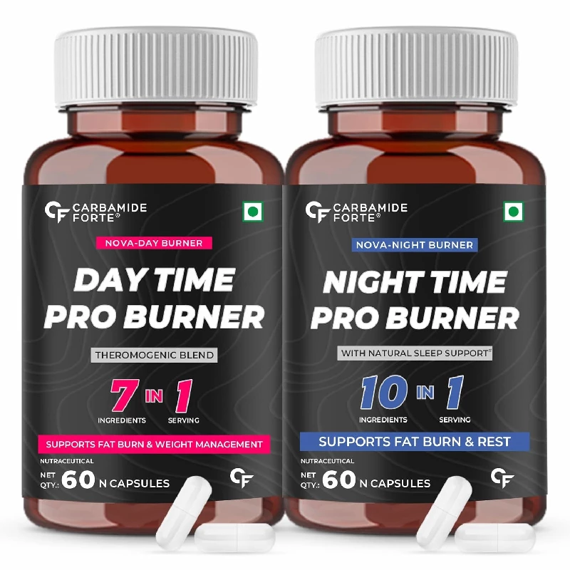 Carbamide Forte L-Carnitine L-Tartrate 1000mg Supplement (Pack of 1) & Night & Day Fat Burner-Weight Loss Support ( Pack of 2) & Creatine Monohydrate ( Pack of 1)Supplement for Lean Muscle ( Pack of 1) - Image 4