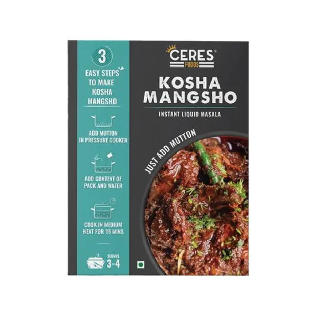 Ceres Foods Kosha Mutton Instant Liquid Masala - Mutton Cooking Paste