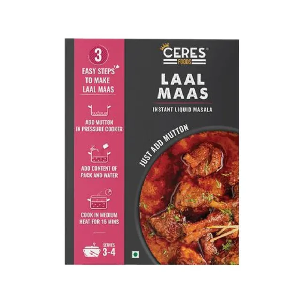 Ceres Foods Laal Maas Instant Liquid Masala - Mutton Cooking Paste - Image 2
