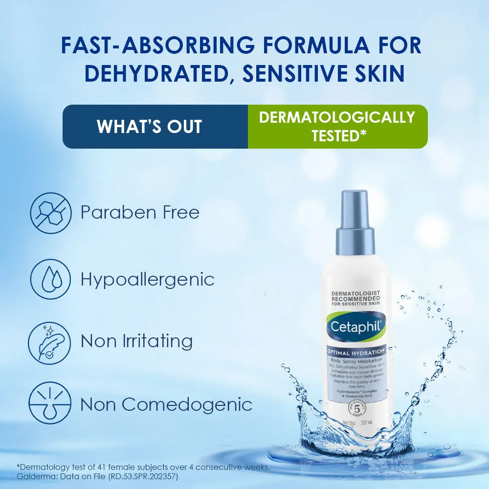 Cetaphil Optimal Hydration Body Spray Moisturizer - Image 8